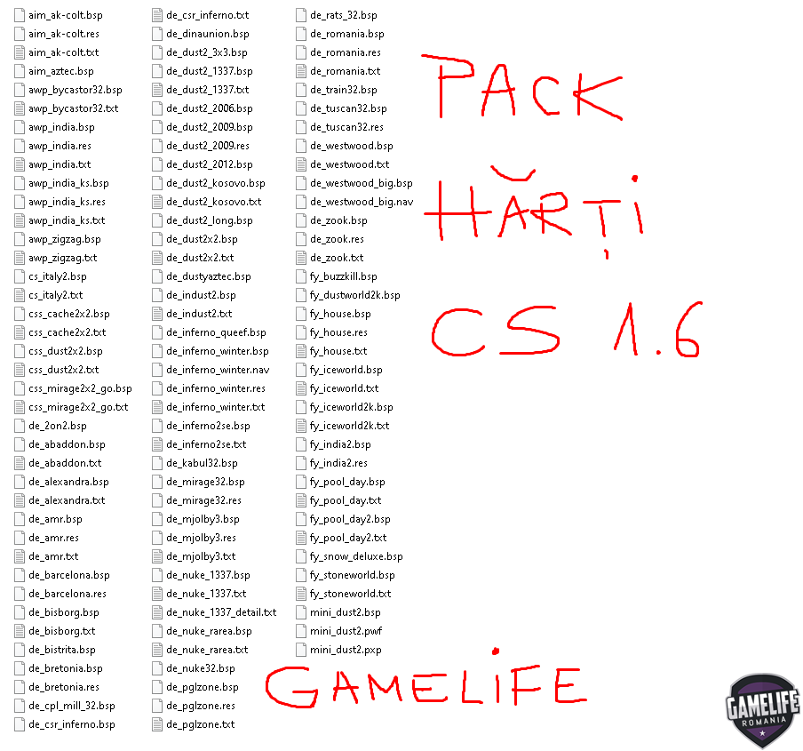PACK HARTI CS 1.6 - 2021